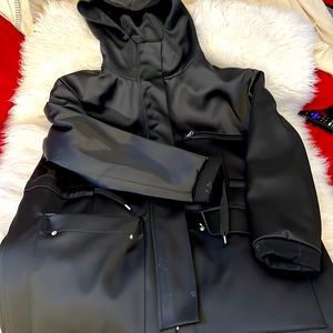 WESC Long jacket with zipper pockets zippered jacket
